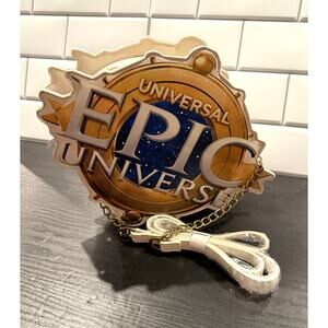 NEW Universal Studios 2025 Epic Universe Logo Crossbody Bag
